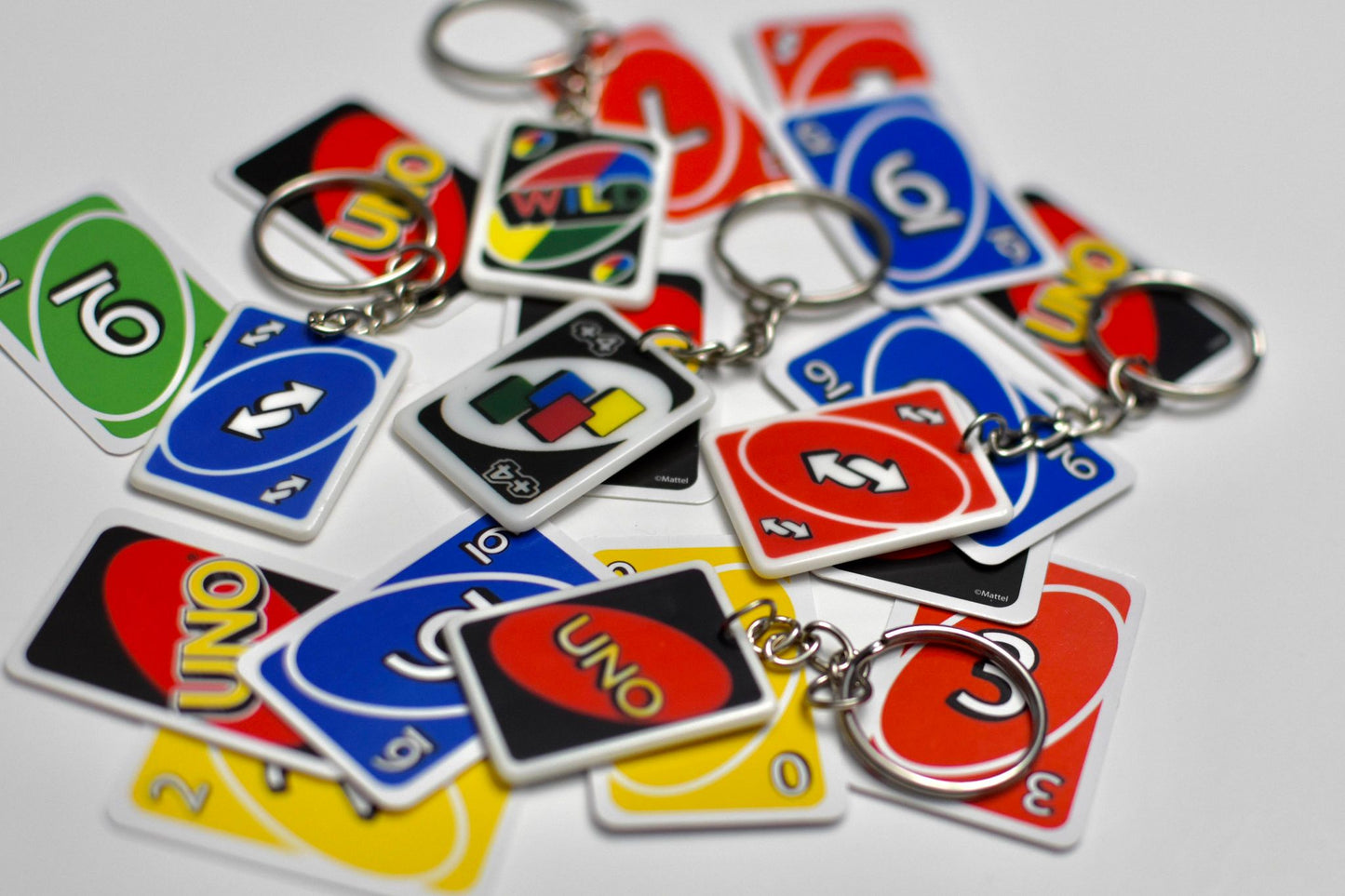 Uno Card Keychain