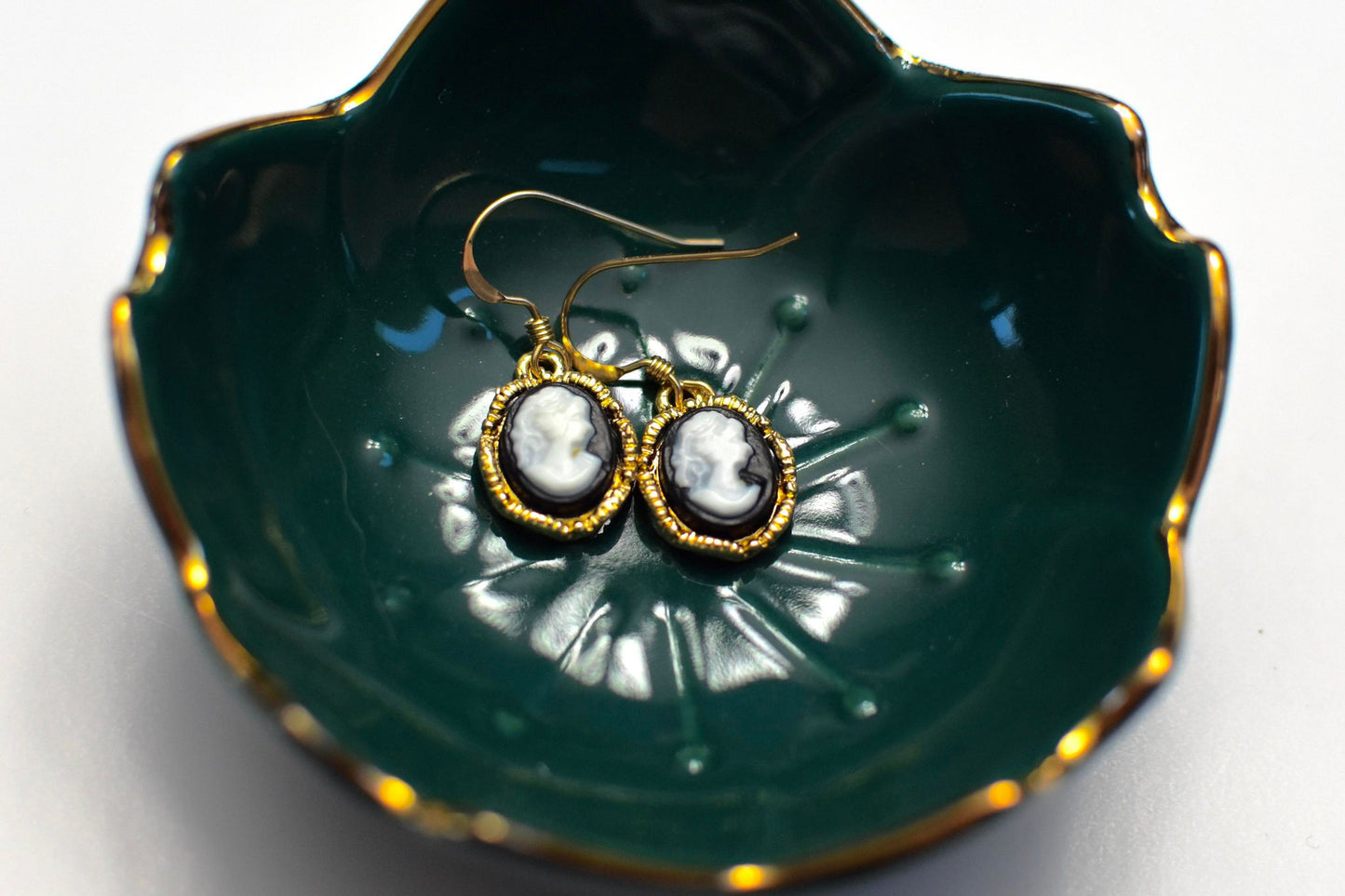 Cameo Style Earrings