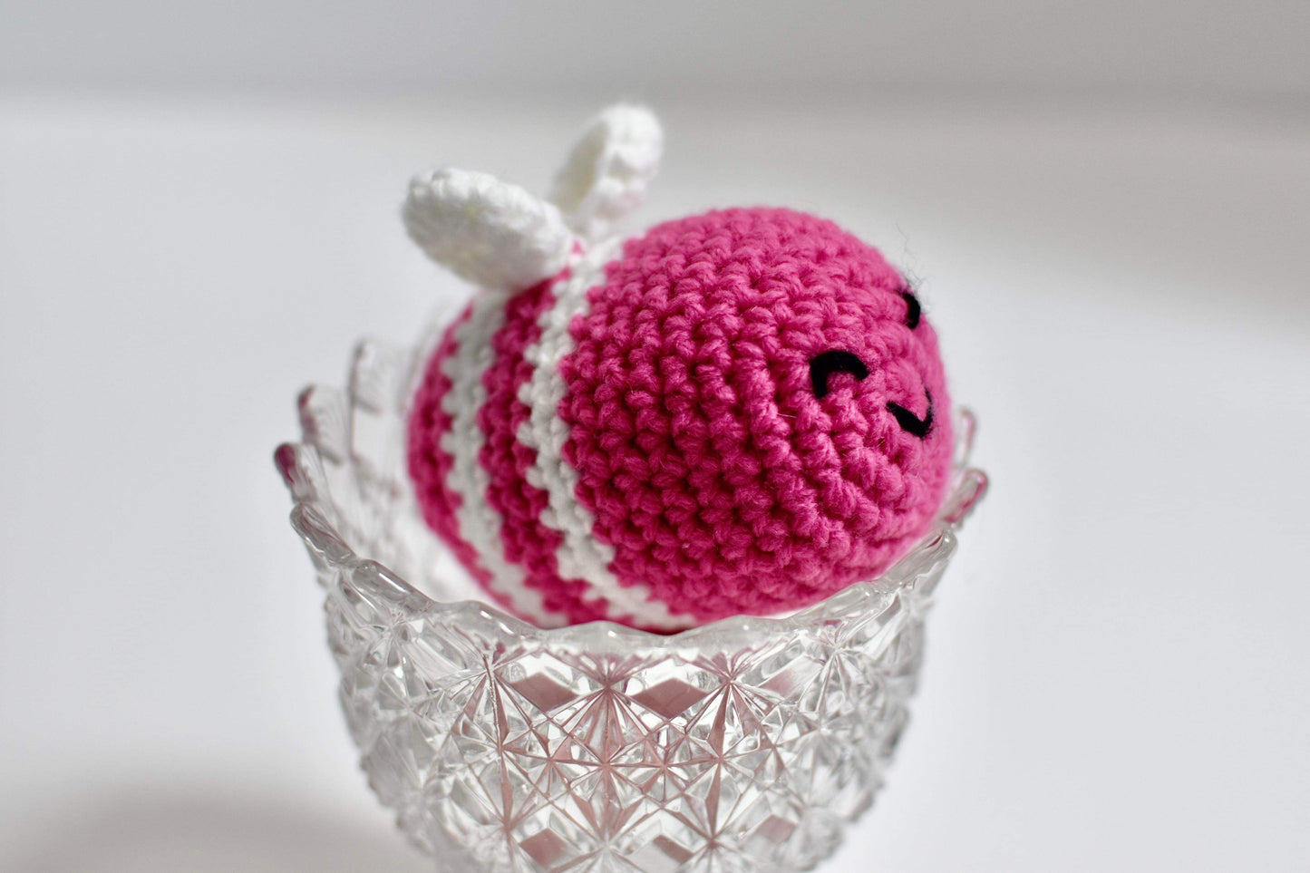 Hand-Crocheted Bee