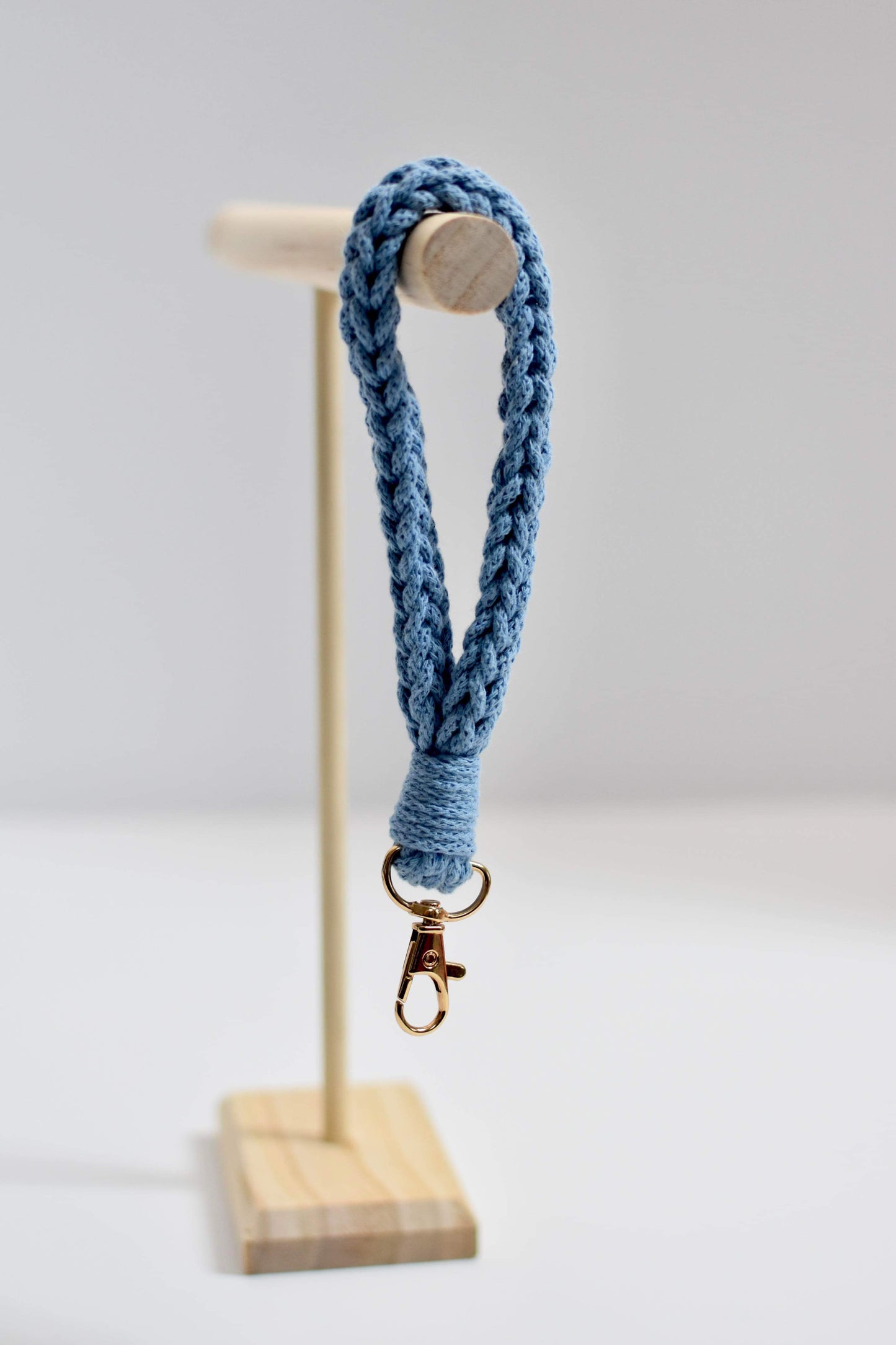 Hand-Crocheted Wristlet Keychain