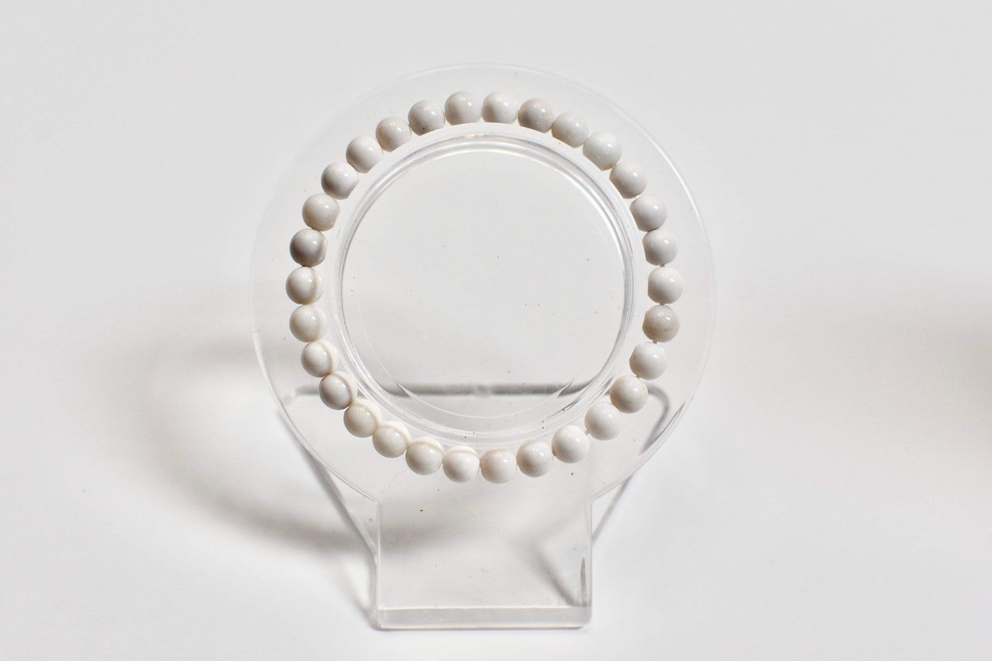 6mm White Jade Bracelets