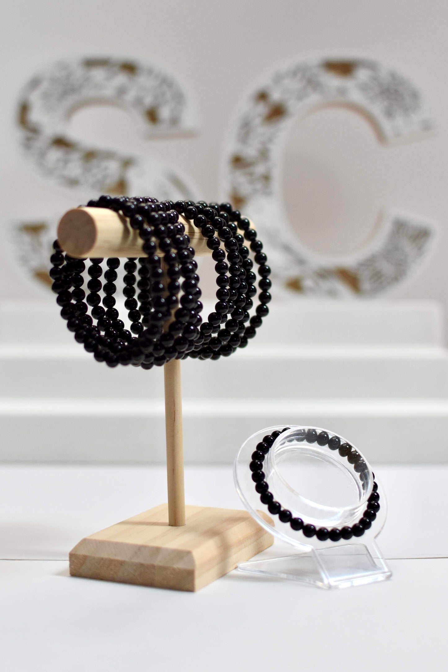 6mm Obsidian Bracelet