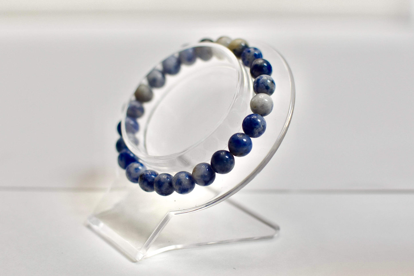 8mm Sodalite Bead Bracelet